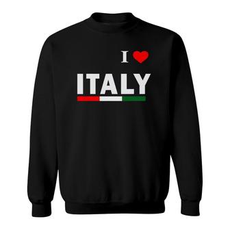 Italy Italian Flag Italia Sweatshirt - Seseable
