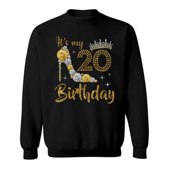 Its My 20Th Birthday High Heels 20 Years Old Birthday 2002 Sweatshirt - Seseable
