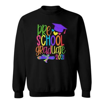 Kids Kids Class Of 2021 Funny Pre-K Preschool Graduate Sweatshirt - Seseable