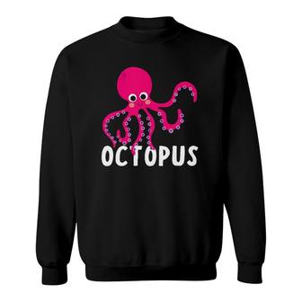 Kids Octopus For Boys Or Girls Cute Octopus Gift Sweatshirt - Thegiftio UK