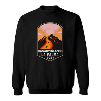 La Palma Canary Islands Mountain Volcanoes Men Women Kids Sweatshirt | Mazezy