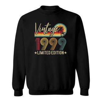 Limited Edition 1999 22Nd Birthday Gift 22 Years Old Vintage Sweatshirt - Seseable