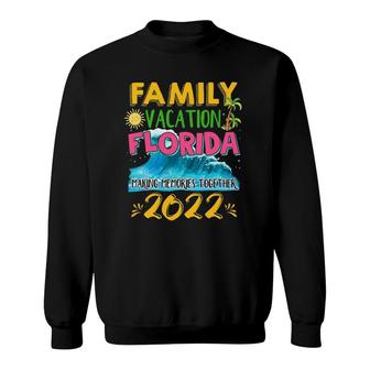 Matching Family Vacation Florida 2022 Funny Summer Beach Sweatshirt | Mazezy