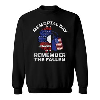 Memorial Day Remember The Fallen Honor Those Who Served Sweatshirt - Thegiftio