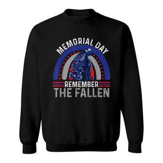 Memorial Day Remember The Fallen Veteran Military Rainbow Sweatshirt - Thegiftio