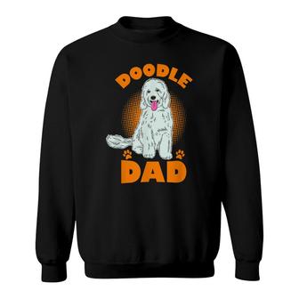 Mens Doodle Dad Goldendoodle Dog Father Golden Doodle Sweatshirt - Thegiftio UK