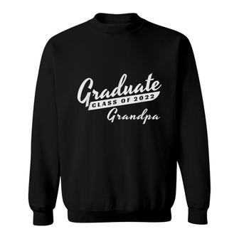 Mens Graduate Class Of 2022 Grandpa High School College Grad Sweatshirt - Seseable