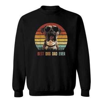 Mens Vintage Best Dog Dad Ever Boxer Dog Fathers Day Gifts Sweatshirt - Seseable