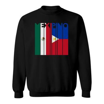 Mexipino Retro Mexican Filipino Heritage Mexico Philippines Sweatshirt | Mazezy