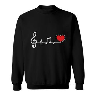 Music Teacher And How To Feel Music With All Your Heart Sweatshirt - Seseable