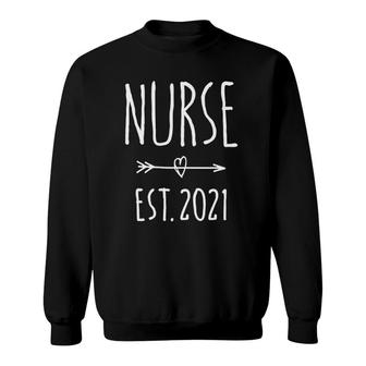 Nursing School Graduate 2021 Nurse Graduation Sweatshirt - Seseable