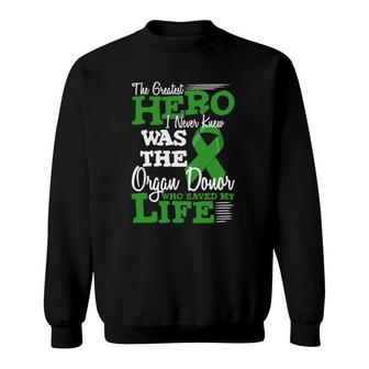 Organ Donor Quote Graphic Kidney Transplant And Heart Donor Sweatshirt | Mazezy