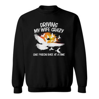 Pigeon Racing Gift For Men Grandpa Homing Pigeon Bird Lovers Sweatshirt - Seseable