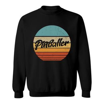 Pinballer Vintage Circle 80S 90S Styles Great Sweatshirt - Seseable