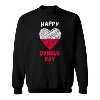 Polish Heart Happy Dyngus Day Polska Poland 2022 Sweatshirt - Seseable