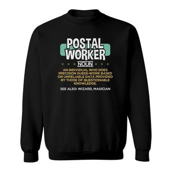 Postal Worker Funny Definition Mail Carrier Sweatshirt - Thegiftio UK