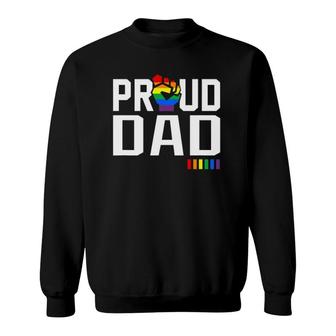 Proud Dad Gay Pride Month Lgbtq Sweatshirt - Seseable