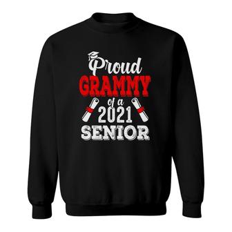Proud Grammy Of A 2021 Senior Graduate 2021 Gifts Sweatshirt - Seseable