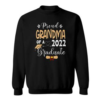 Proud Grandma Of A Class Of 2022 Graduate Senior 2022 Ver2 Sweatshirt - Seseable