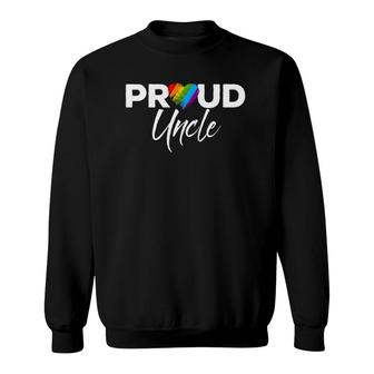 Proud Uncle Gay Pride Month Lgbt Sweatshirt - Seseable