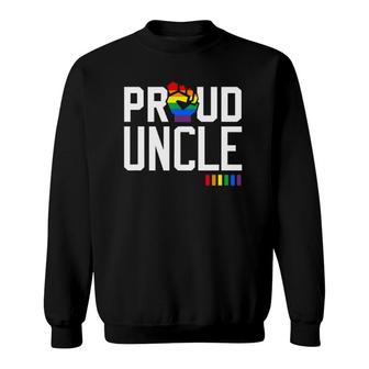 Proud Uncle Gay Pride Month Lgbtq Sweatshirt - Seseable