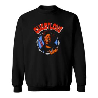 Questlove Portrait Vintage Retro Music Gift Sweatshirt - Thegiftio