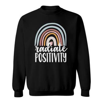 Radiate Positivity Mental Health Matters Gift Mental Illness Sweatshirt - Seseable