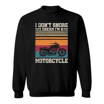 Retro Motorcycle Riding Funny Bike Rider Biking Gift Biker Sweatshirt | Mazezy