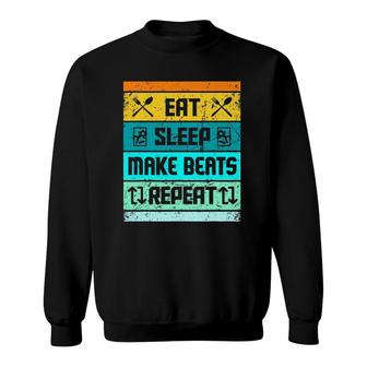 Retro Vintage Music Producer Beat Maker Sweatshirt | Mazezy