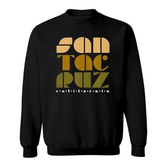 Santa Cruz California Retro Graphic Sweatshirt | Mazezy