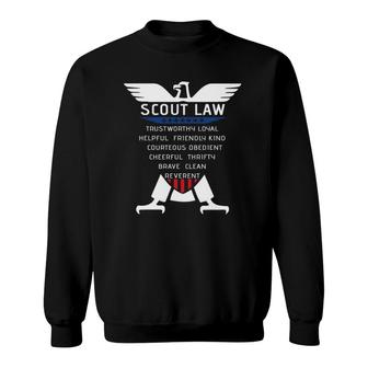 Scout Law T Us American Flag Scout Sweatshirt | Seseable FR