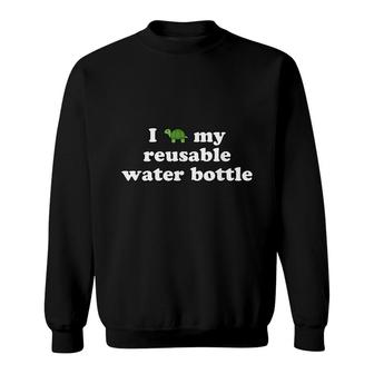 Sea Turtle Reusable Water Bottle Sweatshirt - Seseable