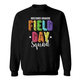 Second Grade Field Day Squad Kids Boys Girls Students Sweatshirt - Seseable