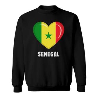 Senegal Flag Senegalese Country Sweatshirt | Mazezy