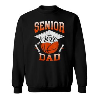Senior Dad 2022 Basketball Class Of 2022 Graduate Girls Boys Sweatshirt - Seseable