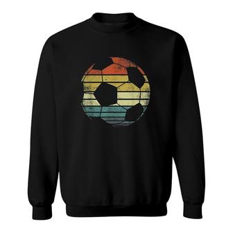 Soccer Player Ball Vintage Style Coach Sweatshirt - Monsterry UK