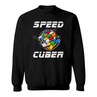 Speed Cuber Hobby 80S Vintage Toy Puzzle Sweatshirt | Mazezy