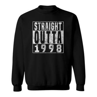Straight Outta 1998 22Nd Birthday Gift 22 Years Old Sweatshirt - Seseable