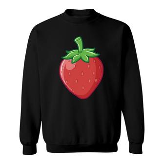 Strawberry Fruit Summer Fragaria Gift Sweatshirt | Mazezy