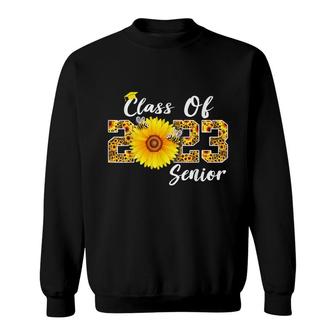 Sunflower Class Of 2023 School Graduation Senior 23 Graduate  Sweatshirt