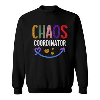 Teacher Gifts Chaos Coordinator Sweatshirt - Thegiftio UK