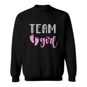 Team Girl Gender Reveal Baby Shower Baby Gender Reveal Party Sweatshirt | Seseable UK