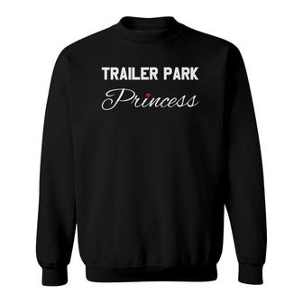 Trailer Park Princess Camping Gift Sweatshirt - Thegiftio UK