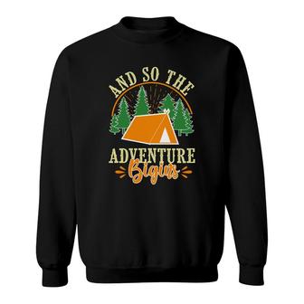 Travel Lover Loves Exploration And So The Adventure Begins Sweatshirt - Seseable