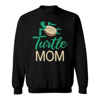 Turtle Mom Cute Sea Turtle Lover Sweatshirt - Seseable