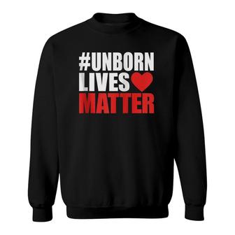Unbornlivesmatter Babies Lives Matter Pro-Life Zip Sweatshirt - Seseable
