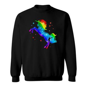 Unicorn Rainbow Galaxy Gay Pride Sweatshirt - Thegiftio UK
