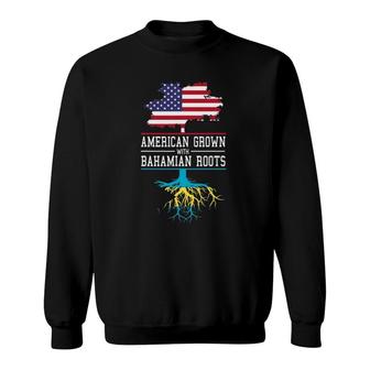 United States Inspired American Grown With Bahamian Roots Sweatshirt | Mazezy