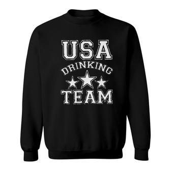 USA Drinking Team Stars Enjoyable Gift 2022 Sweatshirt - Seseable