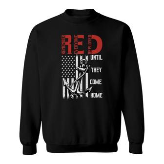 Veteran 2022 Red Friday Military Deployed Navy Sweatshirt - Seseable